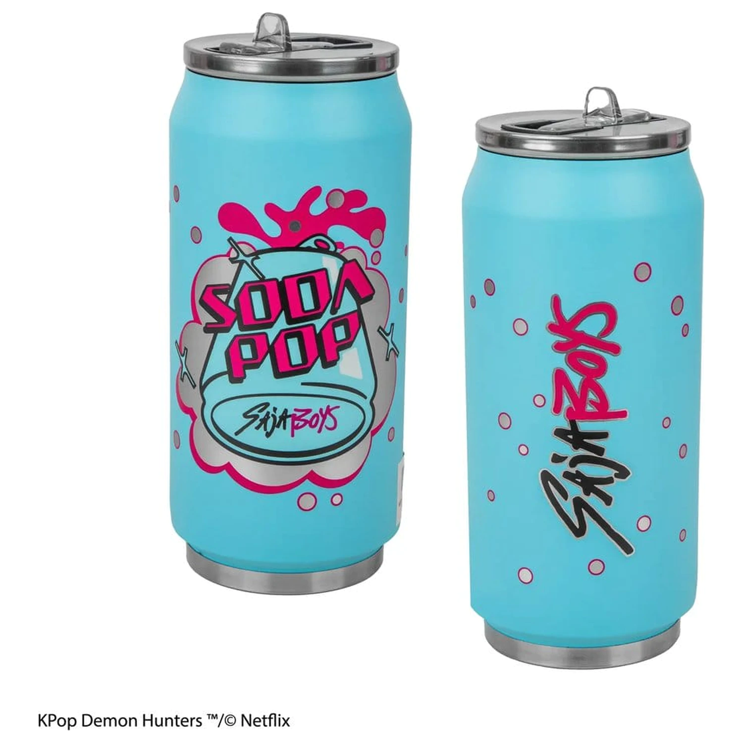 KPop Demon Hunters Thermal Trinkhalmbecher Soda Pop Can Produktfoto