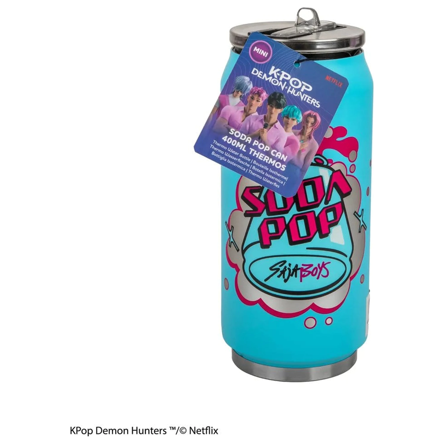 KPop Demon Hunters Thermal Trinkhalmbecher Soda Pop Can Produktfoto