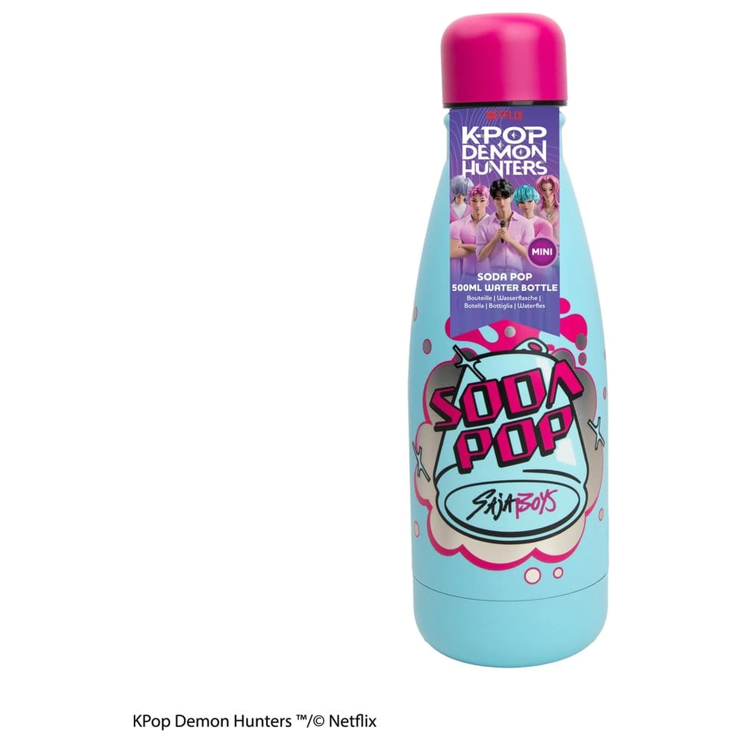 KPop Demon Hunters Mini Wasserflasche Soda Pop Produktfoto