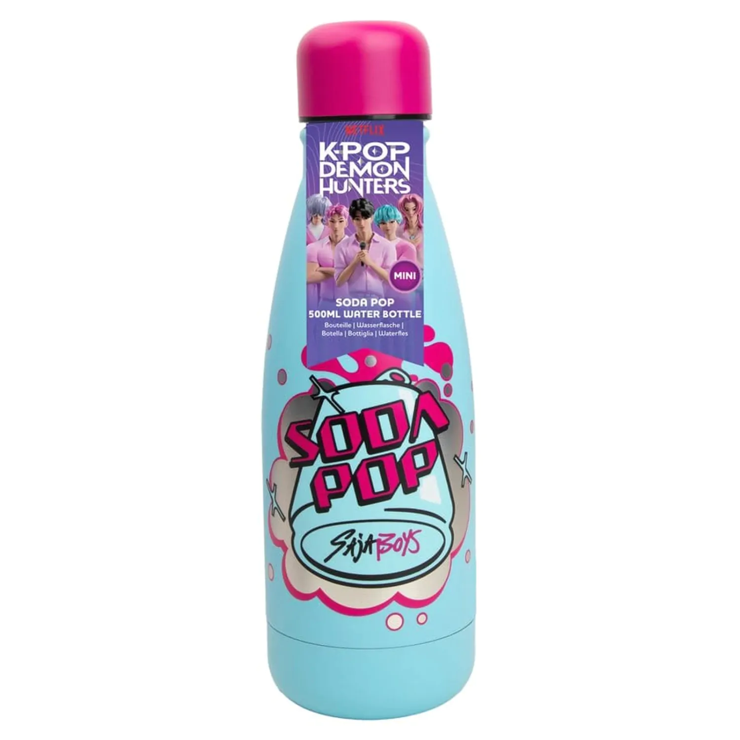 KPop Demon Hunters Mini Wasserflasche Soda Pop Produktfoto
