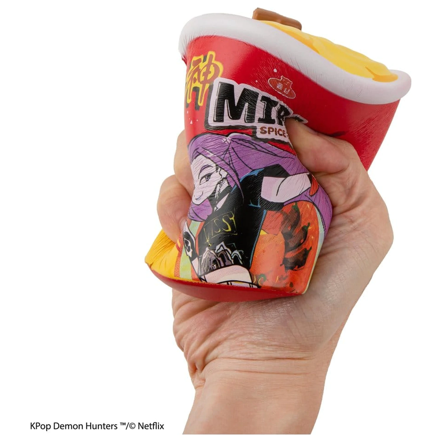 KPop Demon Hunters Squishy Anti-Stress-Figur Mira Spice Queen Noodles Produktfoto
