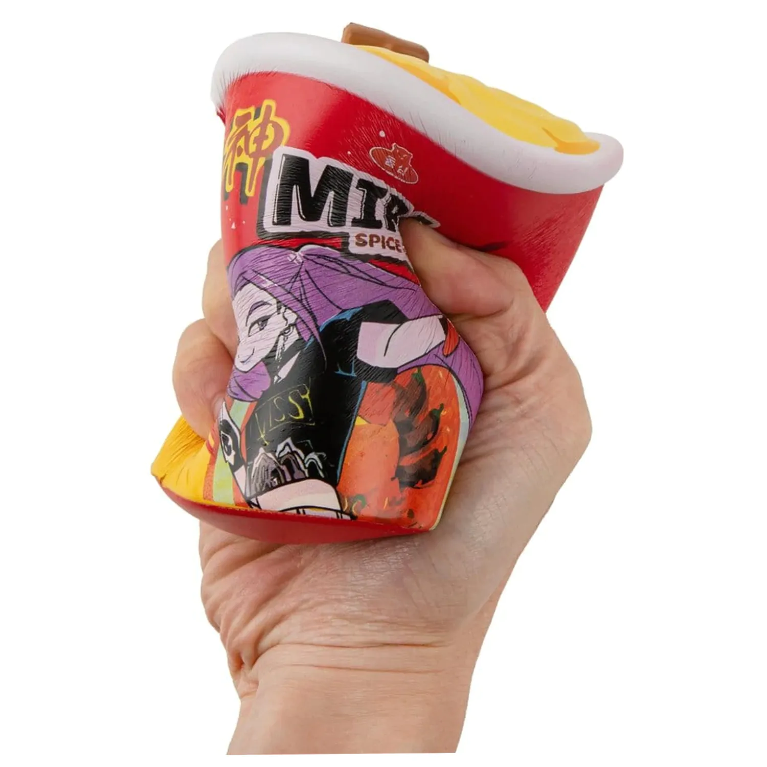 KPop Demon Hunters Squishy Anti-Stress-Figur Mira Spice Queen Noodles Produktfoto