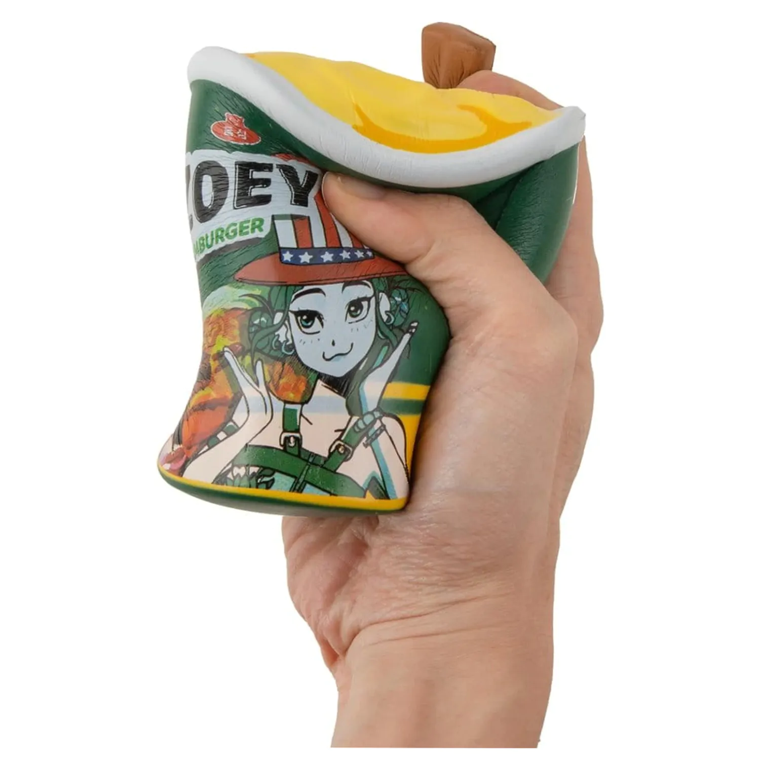 KPop Demon Hunters Squishy Anti-Stress Figur Zoey Hamburger Nudeln Produktfoto