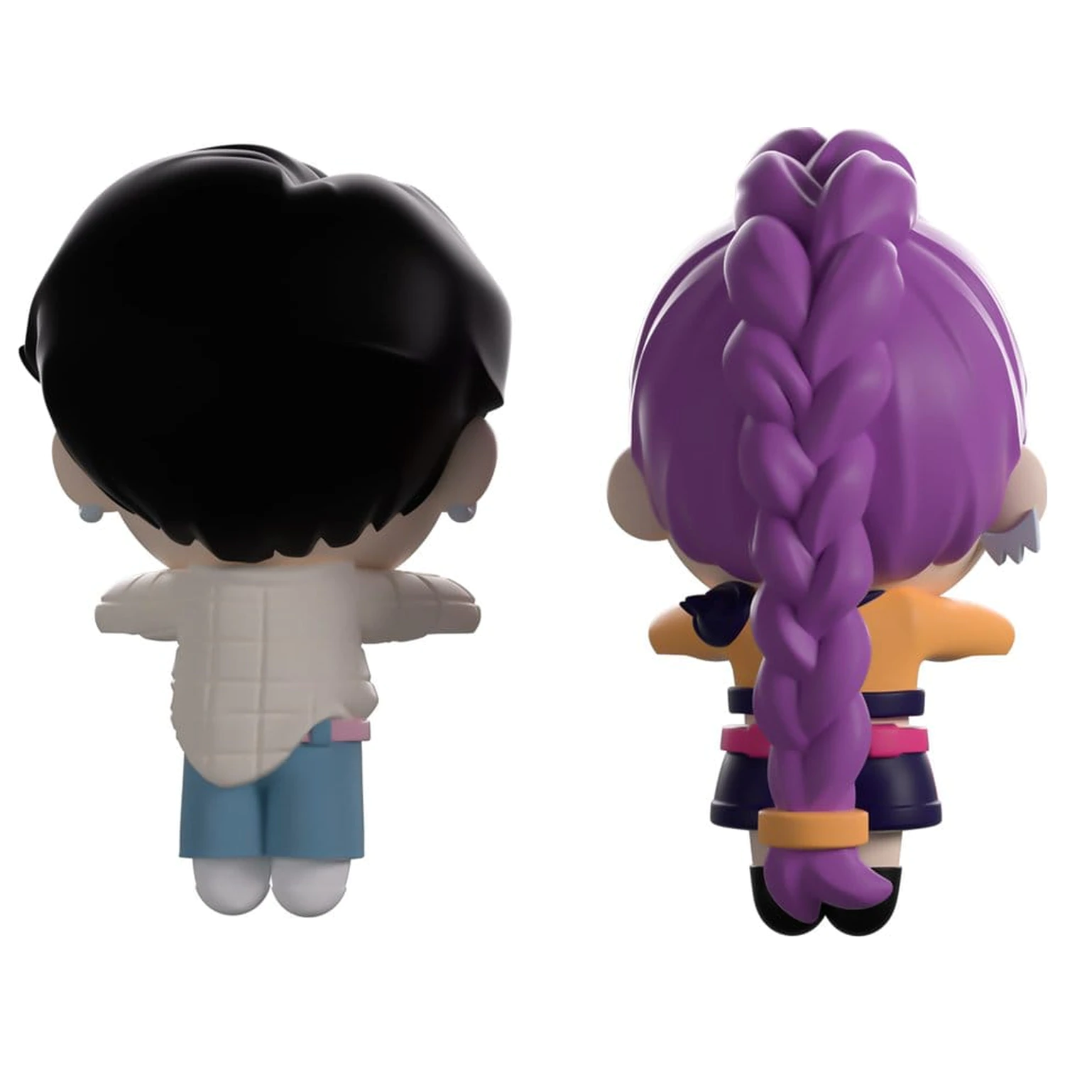 KPop Demon Hunters Vinyl Figuren Jinu & Rumi Monitor Buddiez 6 cm Produktfoto