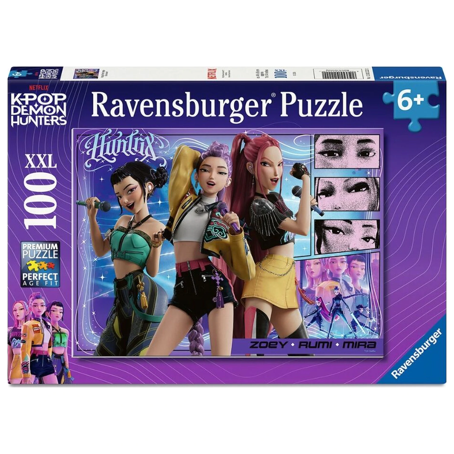 Kpop Demon Hunters XXL Puzzle 100 Teile Produktfoto