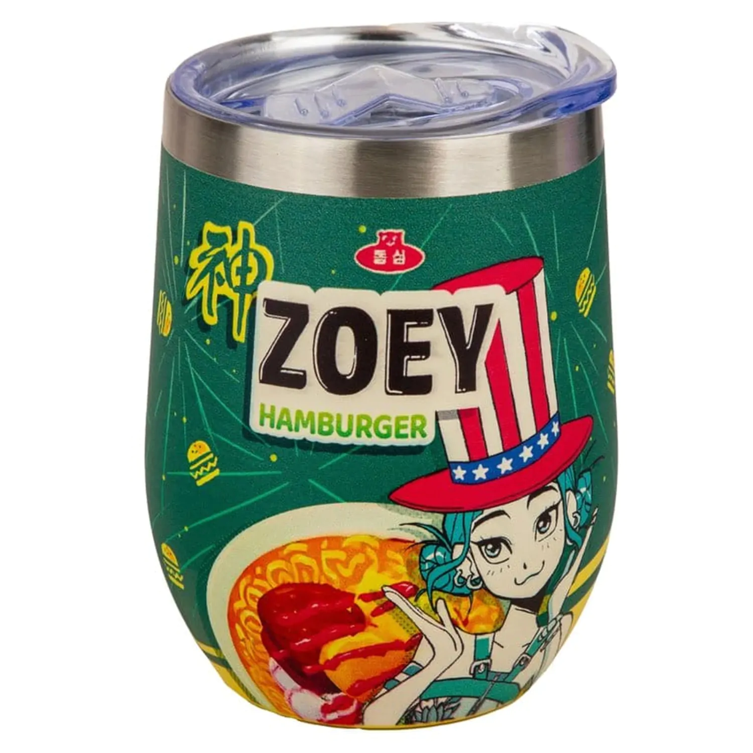 KPop Demon Hunters Reisebecher Zoey Hamburger Produktfoto