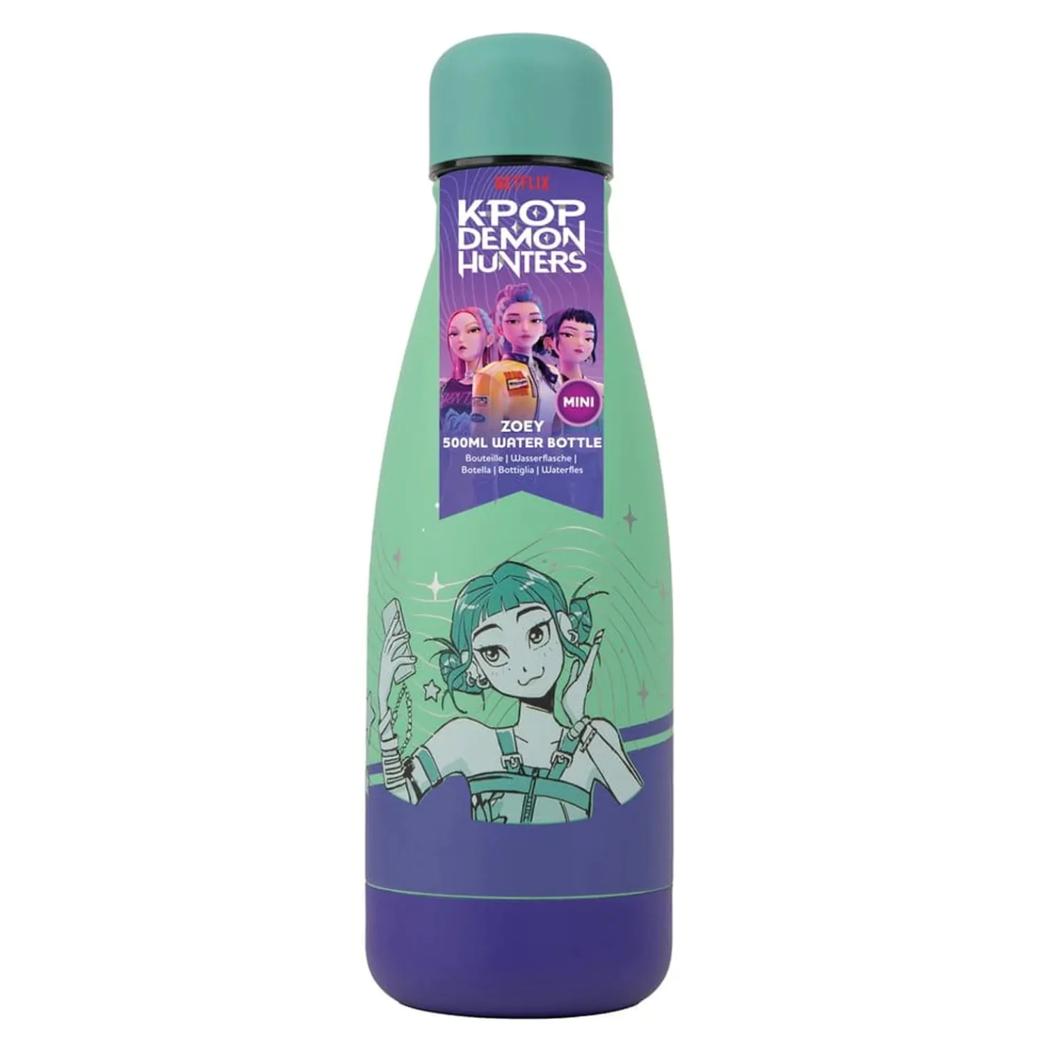 KPop Demon Hunters Mini Wasserflasche Zoey Produktfoto