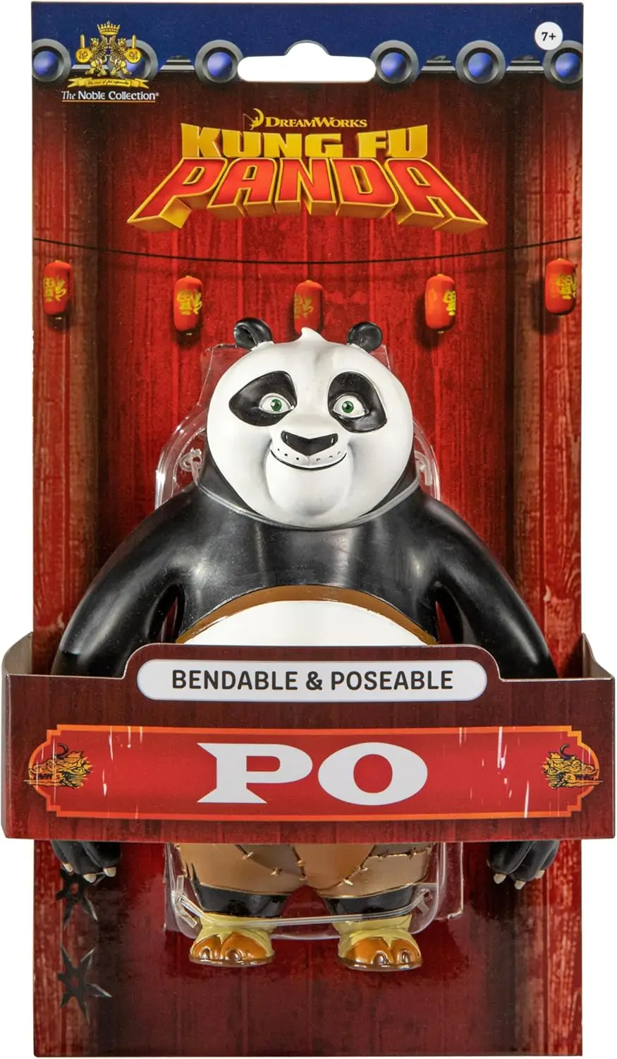 Kung Fu Panda Bendyfigs Biegefigur Po Ping 15 cm Produktfoto