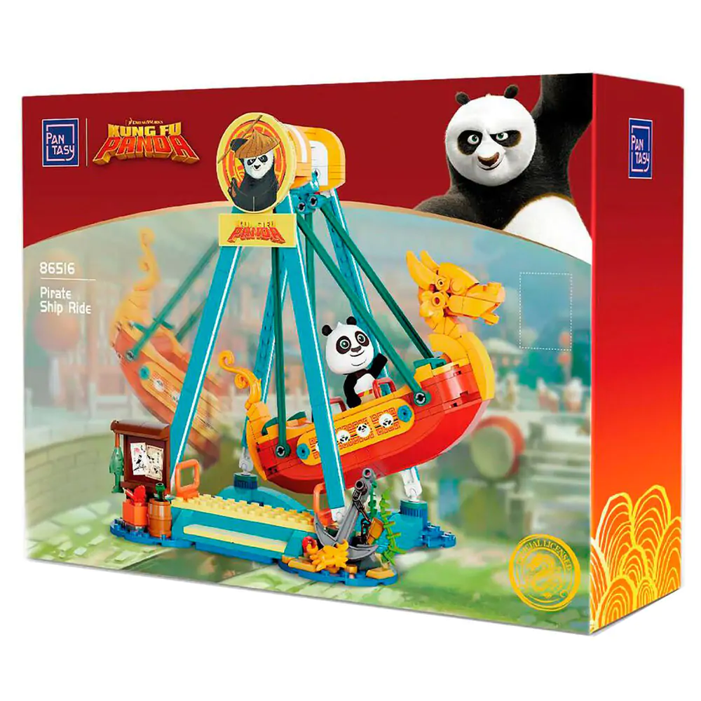 Kung Fu Panda Pirate Ship Ride Bausatz 379-teilig Produktfoto