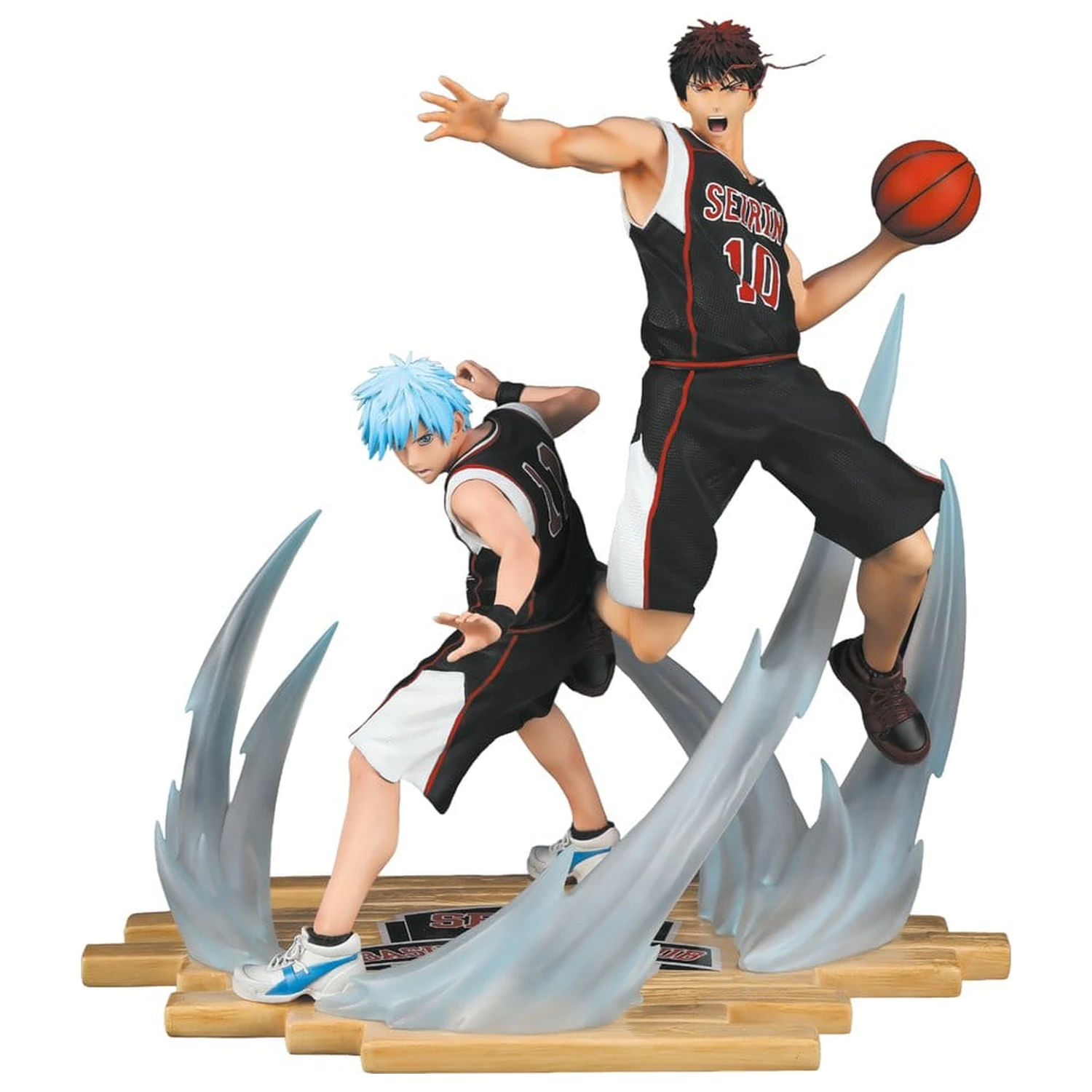 Kuroko's Basket Harz Statue 1/6 Tetsuya Kuroko & Taiga Kagami Black Jersey Edition 41 cm Produktfoto