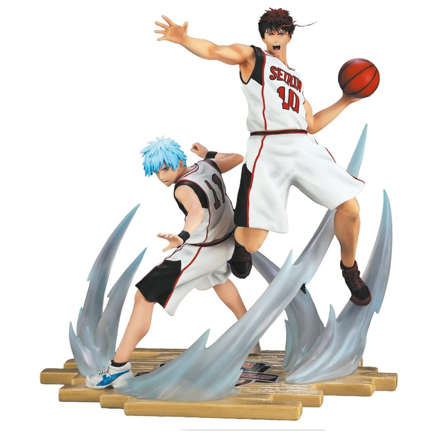 Kuroko's Basket Harz Statue 1/6 Tetsuya Kuroko & Taiga Kagami White Jersey Edition 41 cm Produktfoto