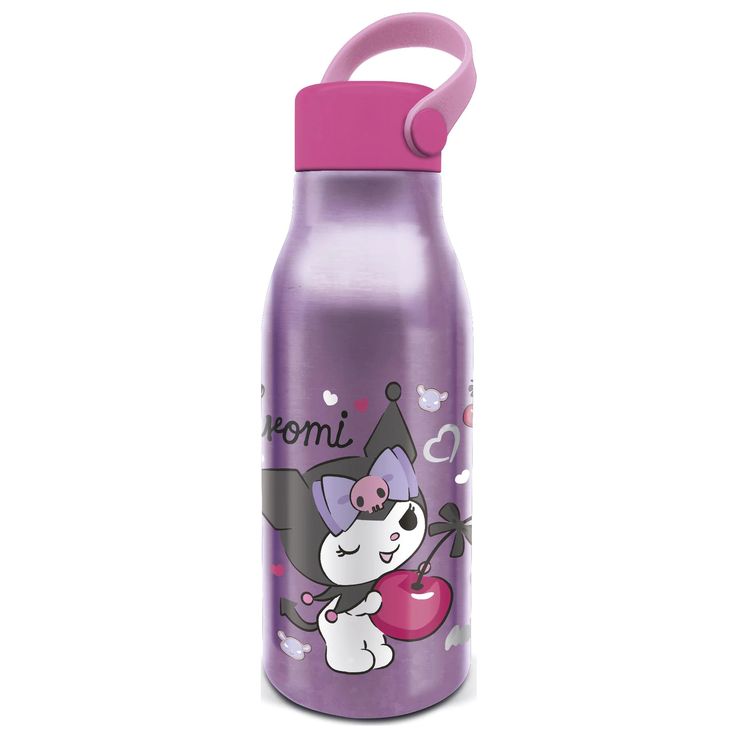 Kuromi Aluminiumflasche mit Griff 760ml Produktfoto