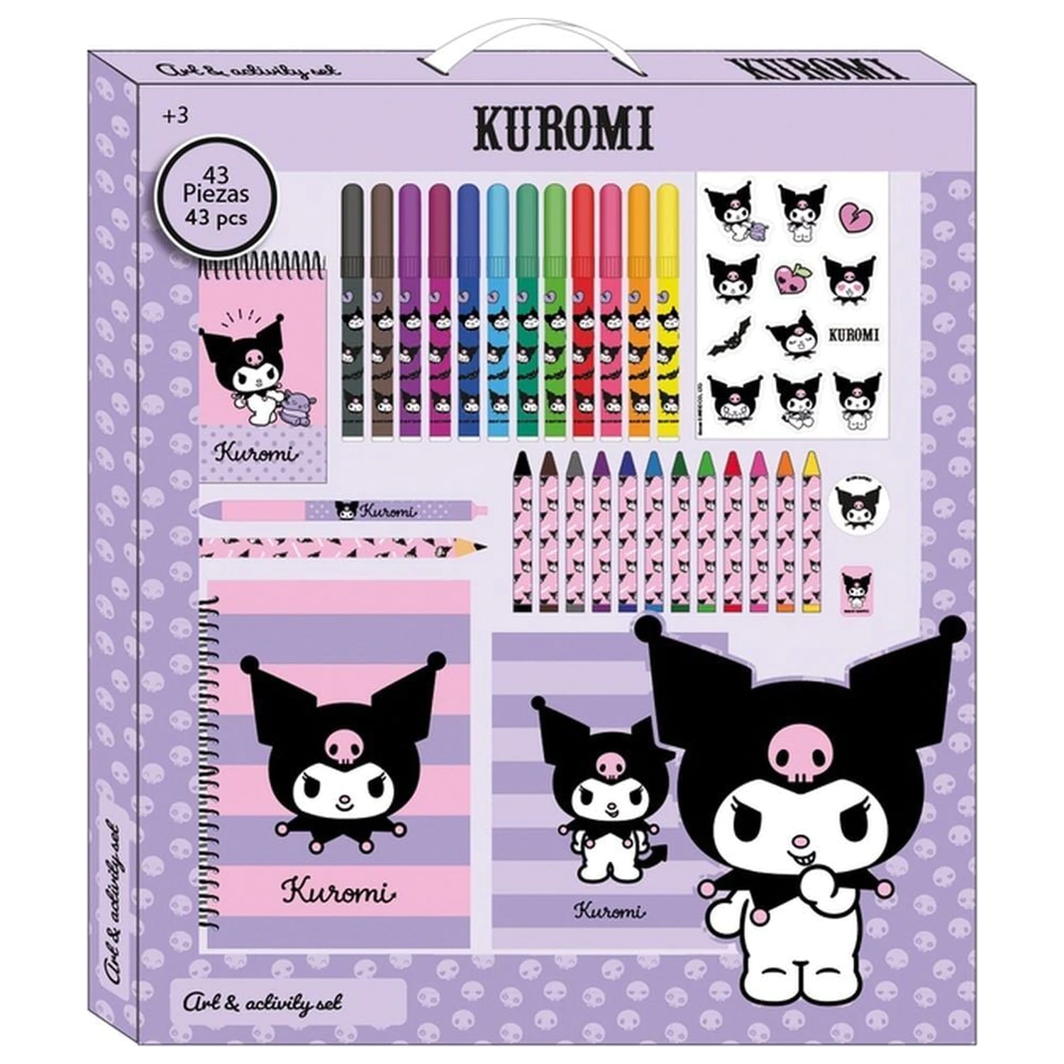 Kuromi Hello Kitty Aktivitätset 43tlg. Produktfoto