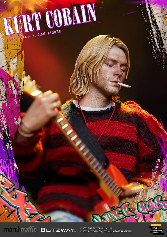 Kurt Cobain UMS Actionfigur 1/6 On Stage 31 cm Produktfoto