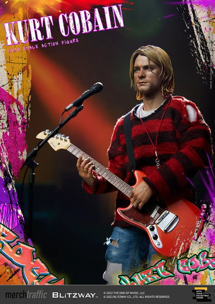 Kurt Cobain UMS Actionfigur 1/6 On Stage 31 cm Produktfoto