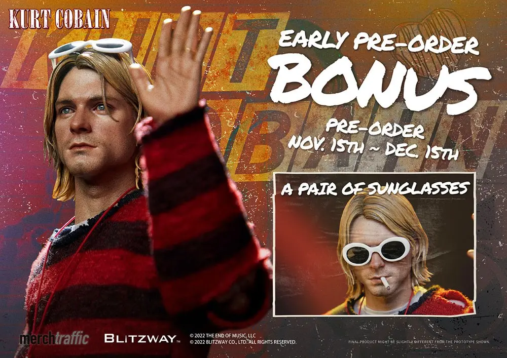 Kurt Cobain UMS Actionfigur 1/6 On Stage 31 cm Produktfoto