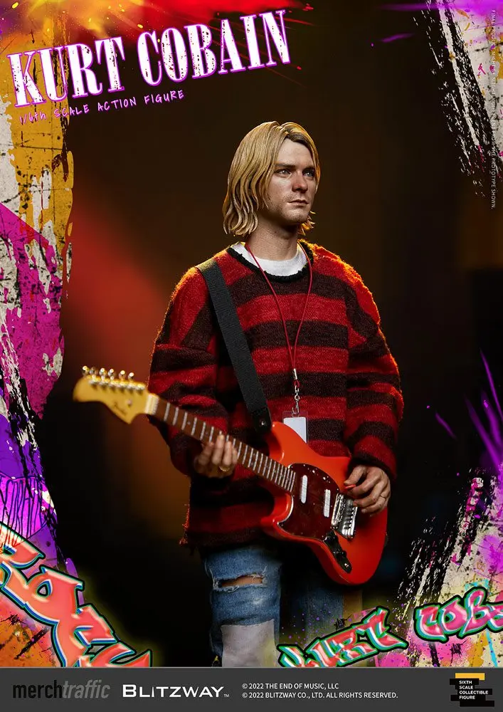 Kurt Cobain UMS Actionfigur 1/6 On Stage 31 cm Produktfoto