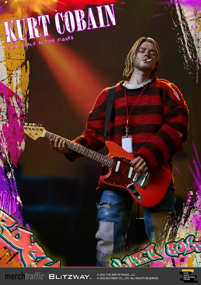 Kurt Cobain UMS Actionfigur 1/6 On Stage 31 cm Produktfoto