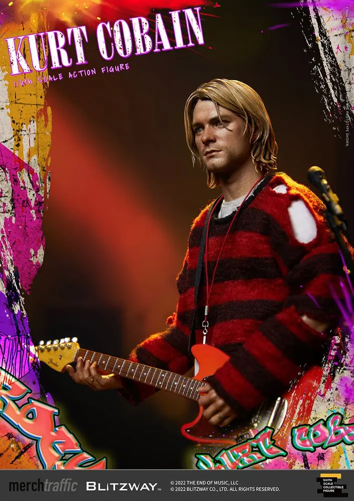 Kurt Cobain UMS Actionfigur 1/6 On Stage 31 cm Produktfoto