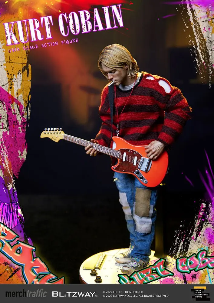Kurt Cobain UMS Actionfigur 1/6 On Stage 31 cm Produktfoto