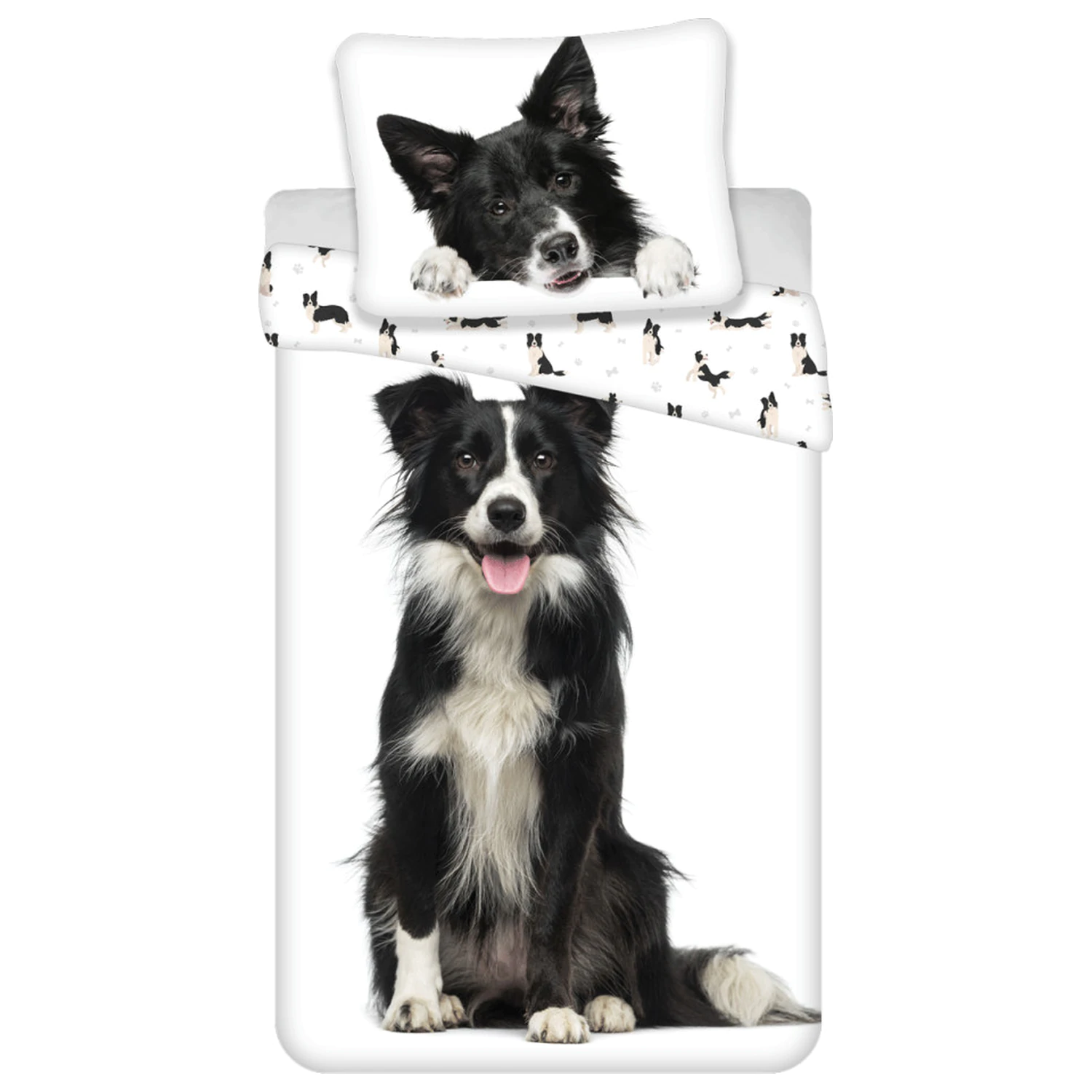 Dog Border Collie Bettbezug Produktfoto