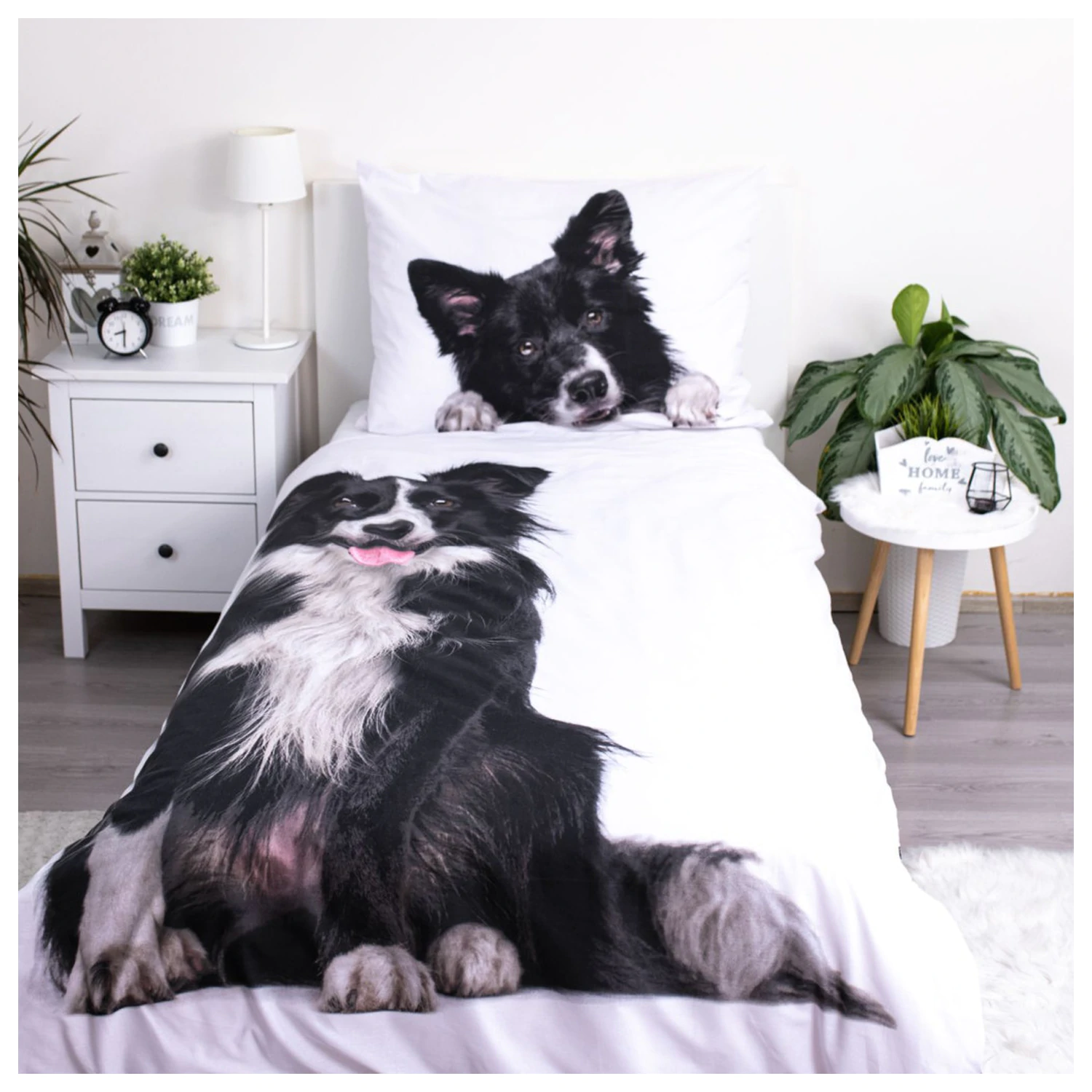 Dog Border Collie Bettbezug Produktfoto
