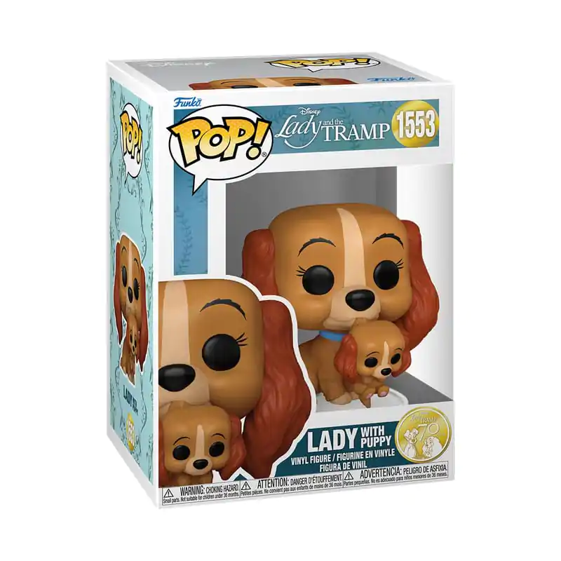 Susi & Strolch Funko POP! Disney Vinyl Figur Lady w/puppy 9 cm Produktfoto