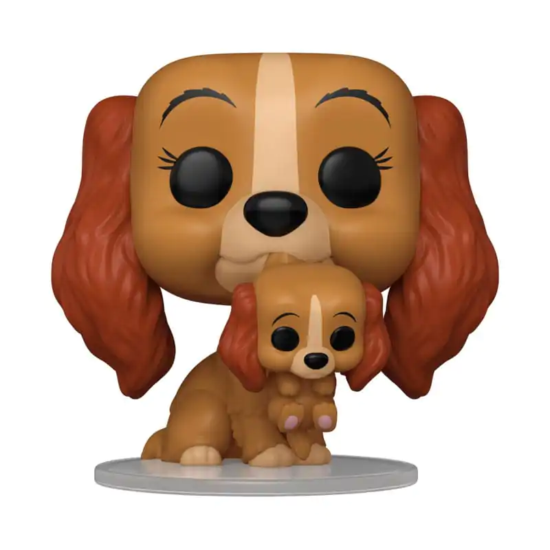 Susi & Strolch Funko POP! Disney Vinyl Figur Lady w/puppy 9 cm Produktfoto