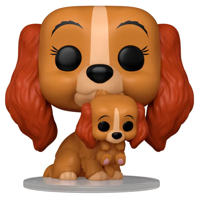 Susi & Strolch Funko POP! Disney Vinyl Figur Lady w/puppy 9 cm Produktfoto