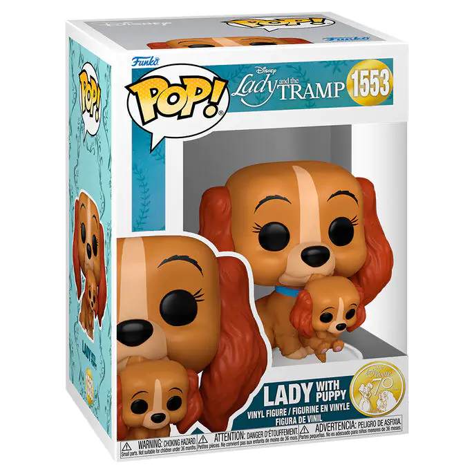 Susi & Strolch Funko POP! Disney Vinyl Figur Lady w/puppy 9 cm Produktfoto