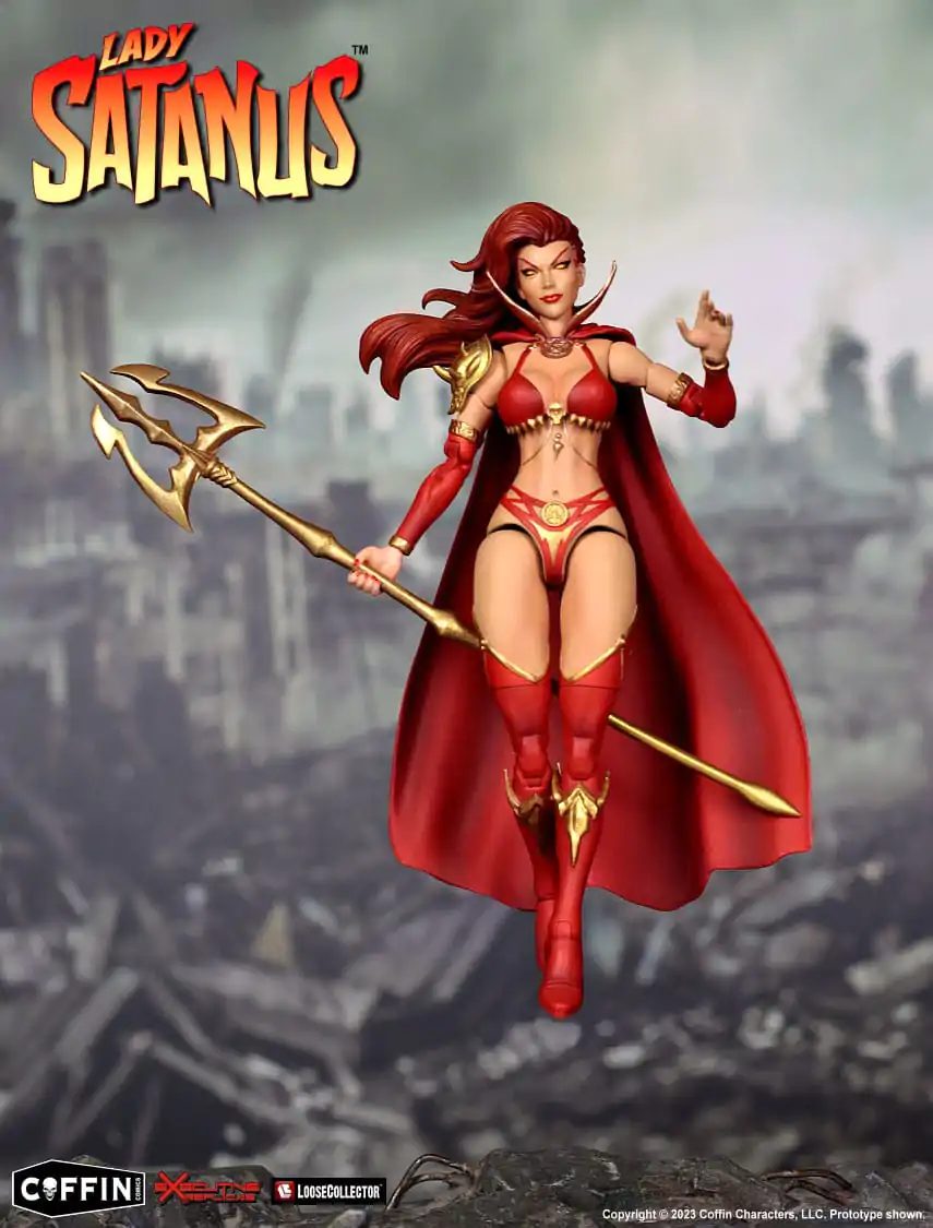 Lady Satanus Executive Replica Actionfigur 1/12 Lady Satanus 15 cm Produktfoto