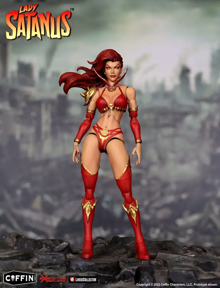 Lady Satanus Executive Replica Actionfigur 1/12 Lady Satanus 15 cm Produktfoto