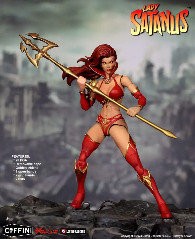 Lady Satanus Executive Replica Actionfigur 1/12 Lady Satanus 15 cm Produktfoto
