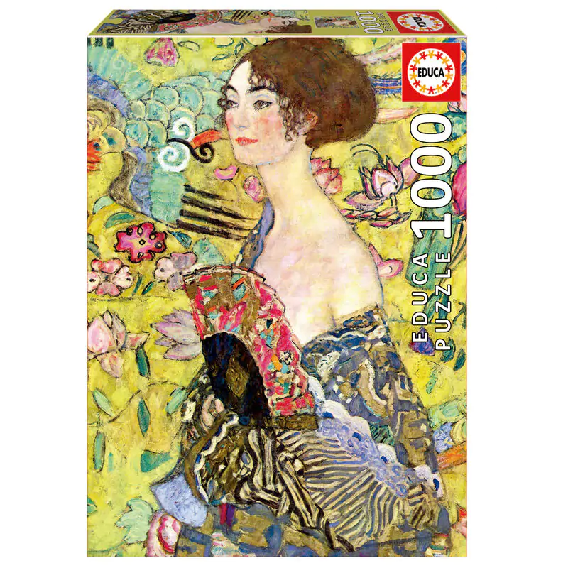 Lady with a Fan, Gustav Klimt Puzzle 1000St Produktfoto