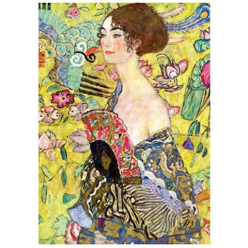Lady with a Fan, Gustav Klimt Puzzle 1000St Produktfoto