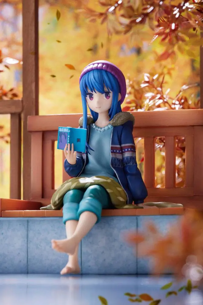 Laid-Back Camp PVC Statue 1/7 Rin Shima Footbath Ver. 17 cm Produktfoto
