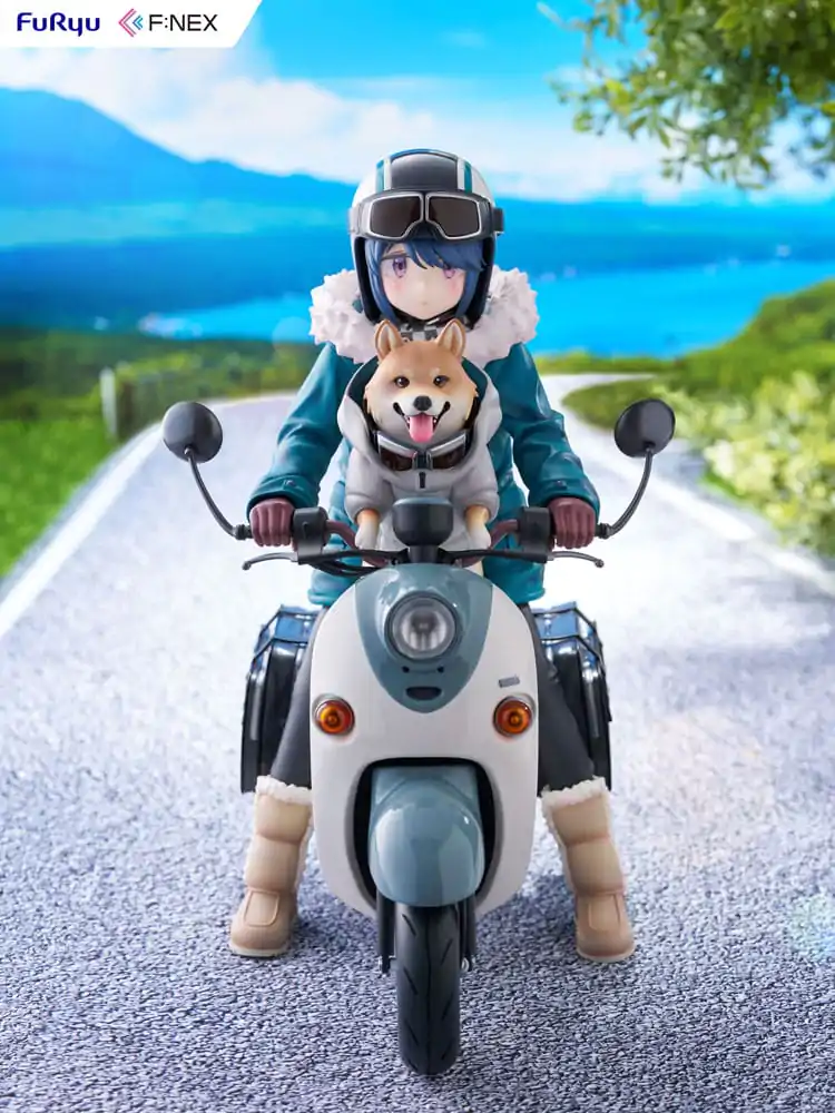 Laid Back Camp F:NEX PVC Statue 1/7 Rin Shima 20 cm termékfotó