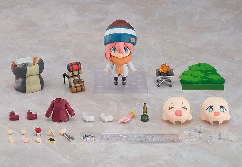 Laid-Back Camp Nendoroid Actionfigur Nadeshiko Kagamihara: Solo Camp Ver. DX Edition 10 cm Produktfoto