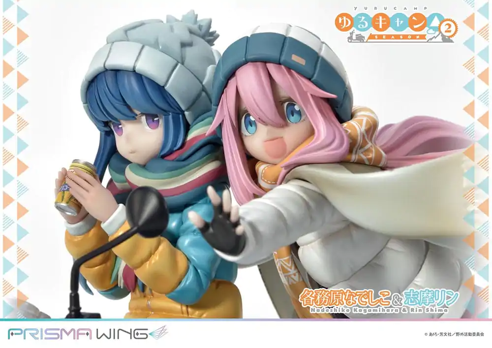 Laid-Back Camp Prisma Wing PVC Statue 1/7 Nadeshiko Kagamihara & Rin Shima 24 cm termékfotó