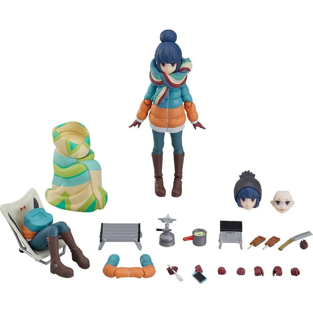 Laid-Back Camp Figma Actionfigur Rin Shima DX Edition 13 cm termékfotó