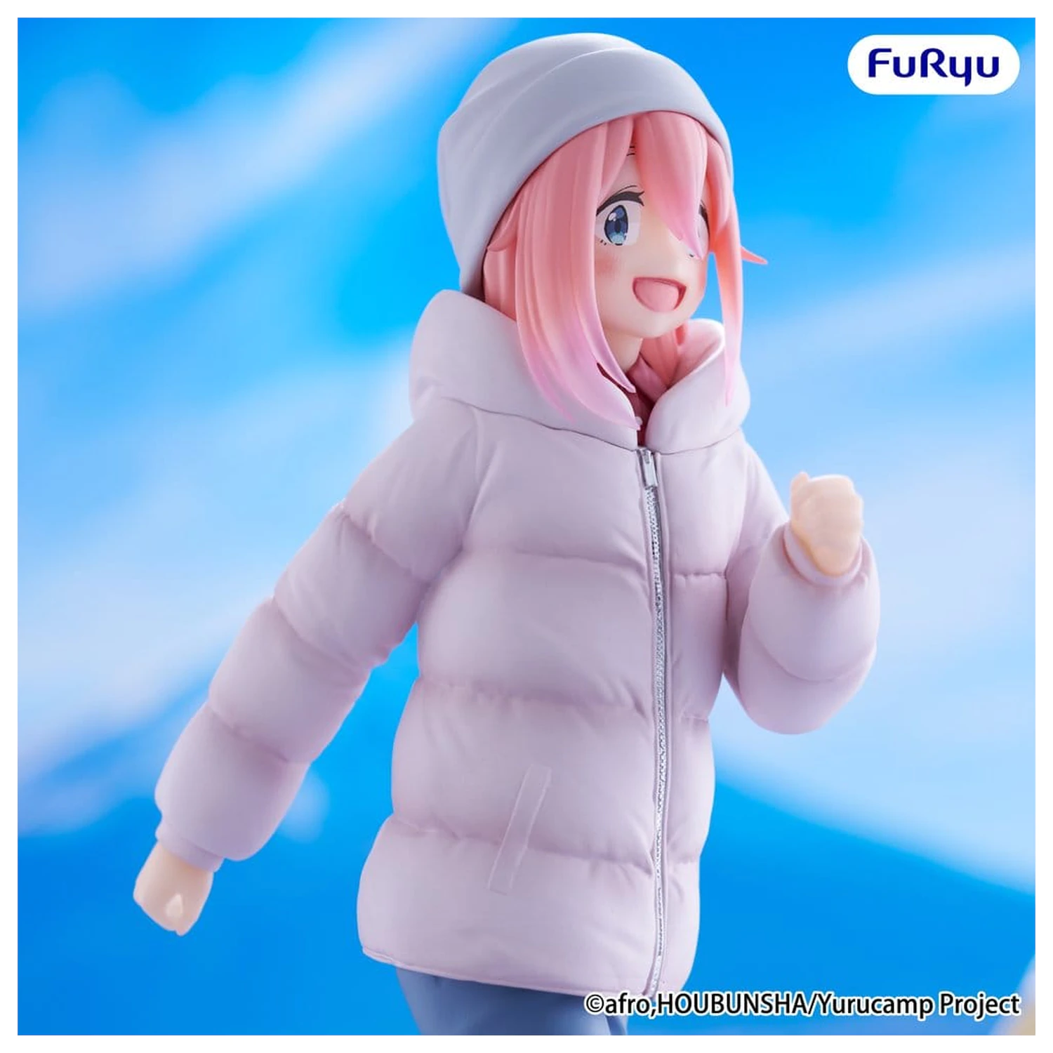 Laid-back Camp Season 3 Trio-Try-iT PVC Statue Nadeshiko Kagamihara 20 Zentimeter Produktfoto