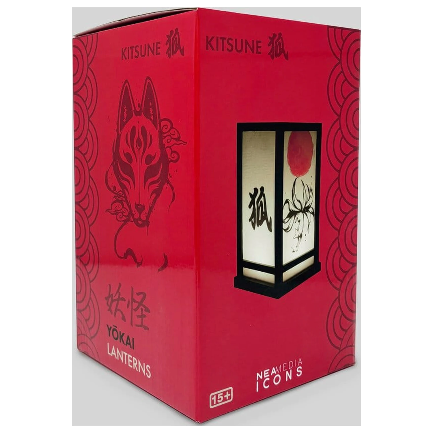 Laterne Kitsune 25 cm Produktfoto