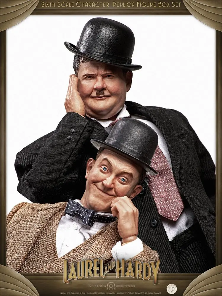 Laurel & Hardy Actionfiguren Doppelpack 1/6 Classic Suits Limited Edition 30-33 cm Produktfoto
