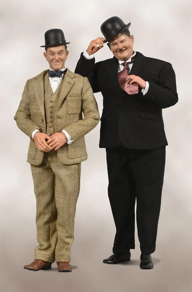 Laurel & Hardy Actionfiguren Doppelpack 1/6 Classic Suits Limited Edition 30-33 cm Produktfoto