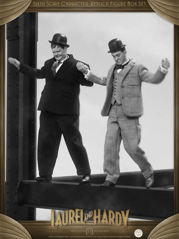 Laurel & Hardy Actionfiguren Doppelpack 1/6 Classic Suits Limited Edition 30-33 cm Produktfoto