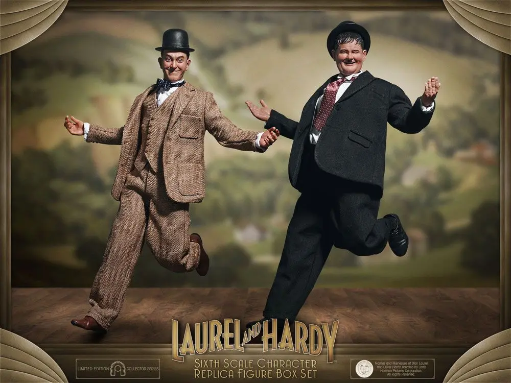 Laurel & Hardy Actionfiguren Doppelpack 1/6 Classic Suits Limited Edition 30-33 cm Produktfoto