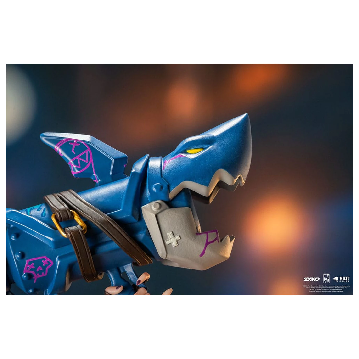 League of Legends Statue 1/10 2XKO Jinx & Warwick Diorama 37 Zentimeter Produktfoto