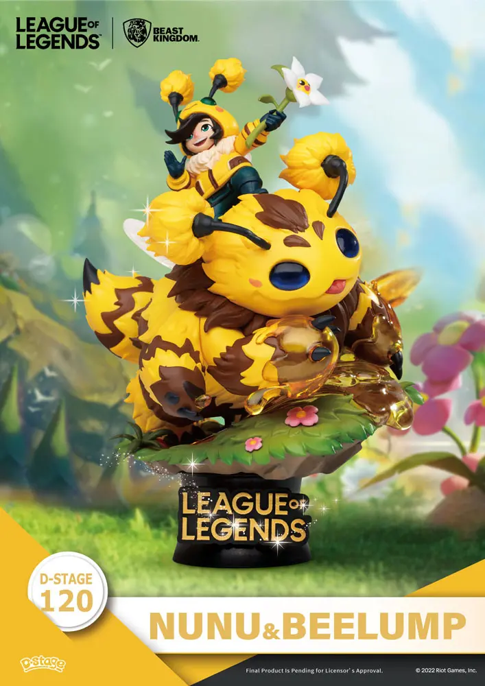 League of Legends D-Stage PVC Dioramen Set Nunu &amp; Beelump &amp; Heimerstinger 16 cm Produktfoto