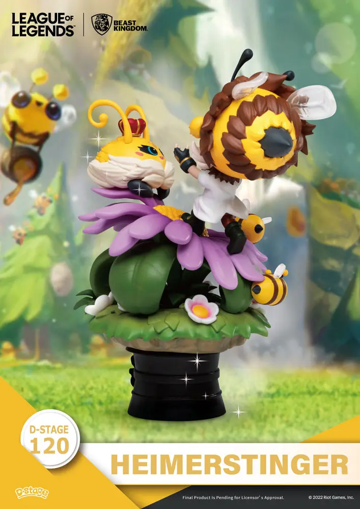 League of Legends D-Stage PVC Dioramen Set Nunu &amp; Beelump &amp; Heimerstinger 16 cm Produktfoto
