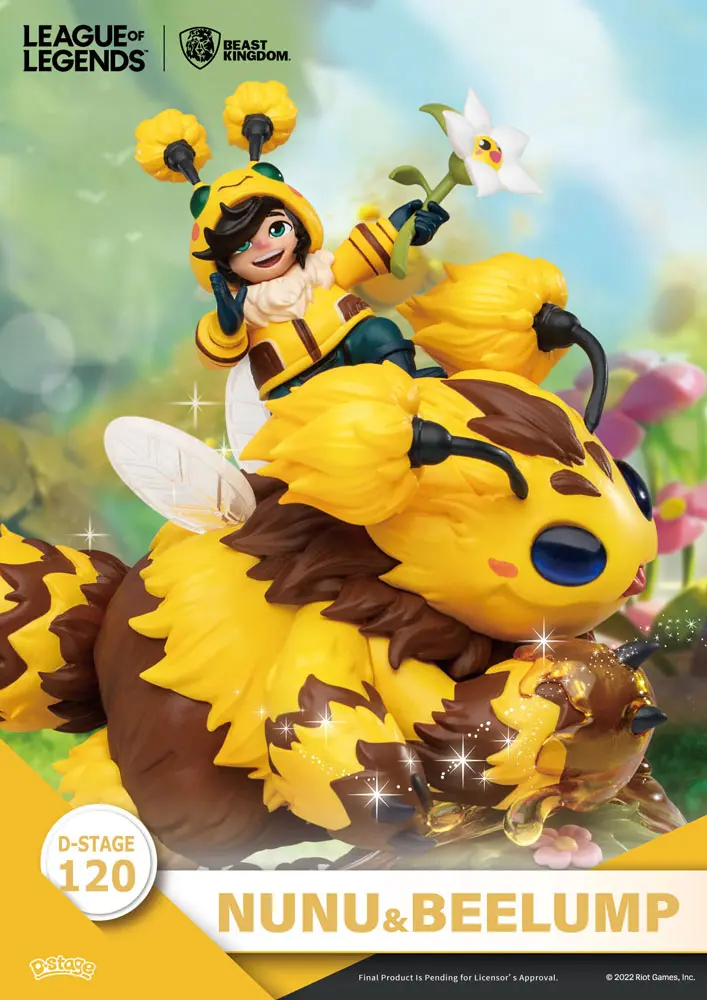 League of Legends D-Stage PVC Dioramen Set Nunu &amp; Beelump &amp; Heimerstinger 16 cm Produktfoto